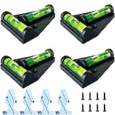 Magnetic RV Bubble Level, Mini Self-Adhesive T Type Small Leveler Indicator for RV Camper Travel Trailer Motorhome Leveling B