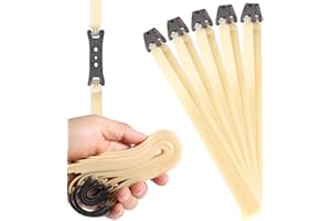 5pcs Flat Catapult Bands, 2mm Thickened High Elasticity Replacement Bands Heavy Duty Hunting Parts for Outdoor Activities