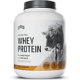 Levels Grass Fed Whey Protein Powder, No Artificials, 24G of Protein, Vanilla Cinnamon, 5LB