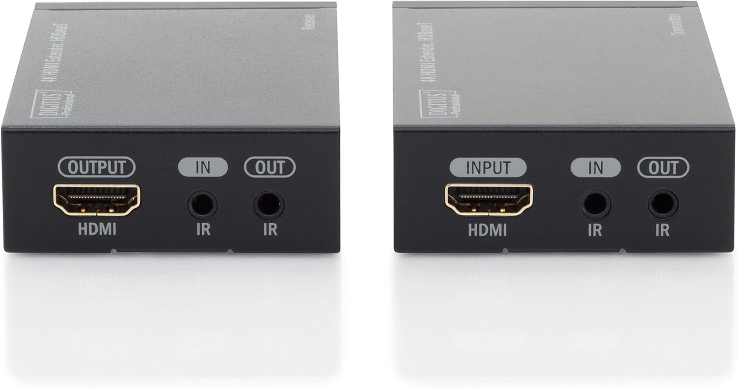 DIGITUS HDMI extender - 4K/30Hz - transmitter & receiver - HDBaseT 1.0 - HDCP 2.2 - range up to 70m - patch cable from Cat 5e - Image 4