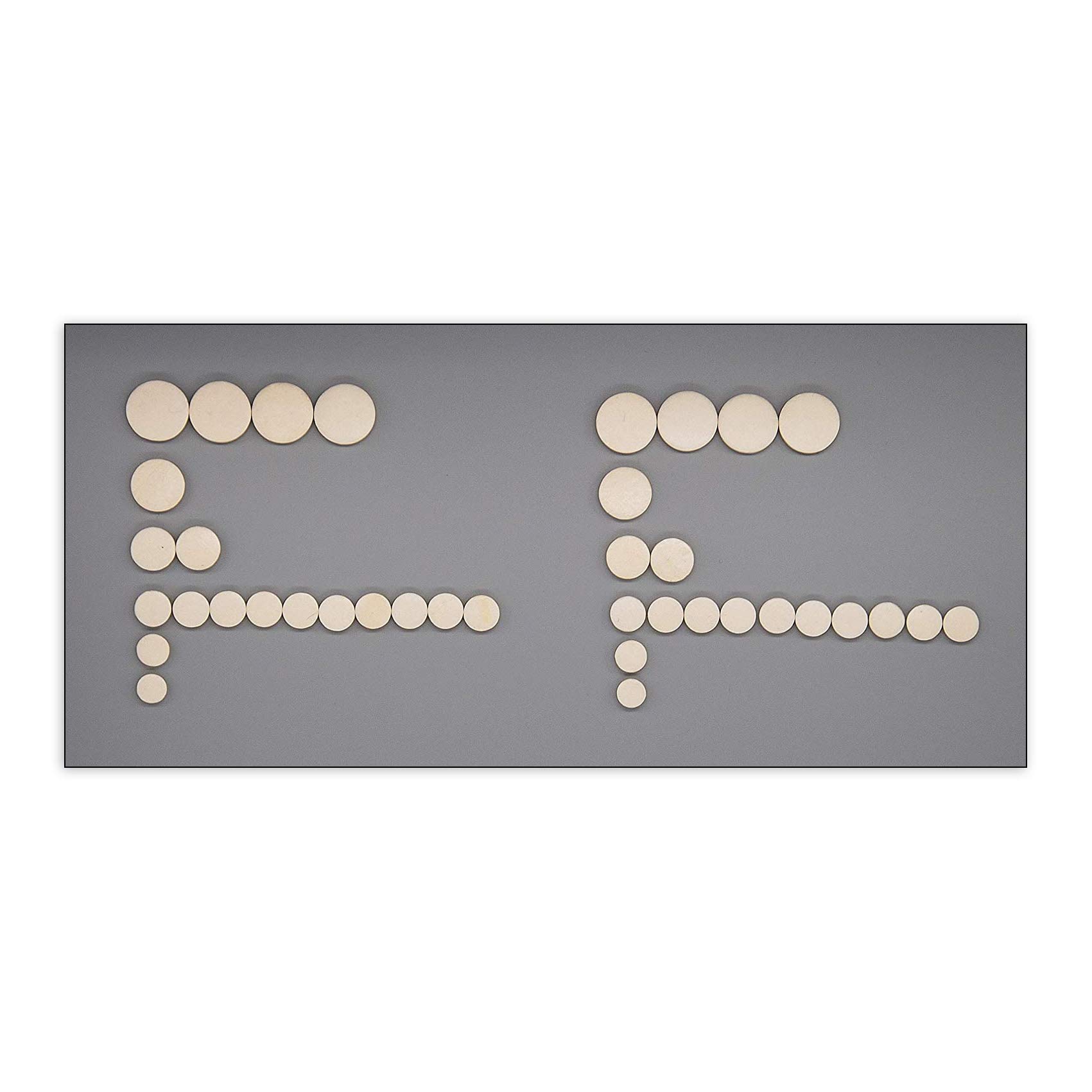 38 Soundman Clarinet Leather Pads - Boehm/French System - Workshop Repair Pad 2 Sets = 38 pads Fishskin