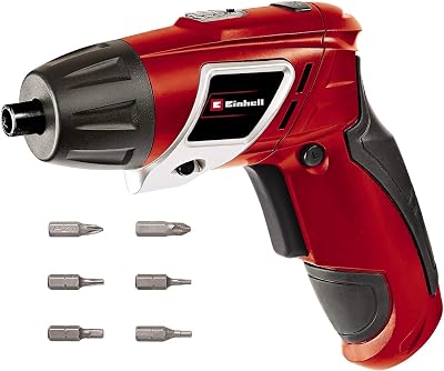 Einhell Cordless Screwdriver 3.6V 1300mAh 3Nm LED Pivot Handle 6 Bits