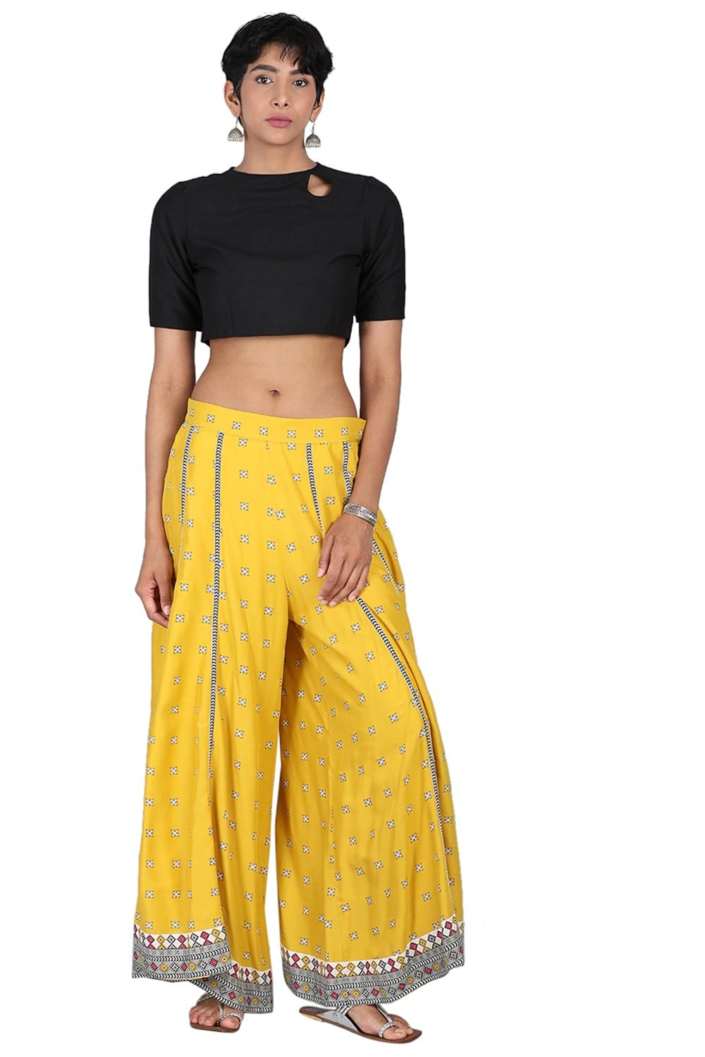 w for woman palazzo crepe bottom