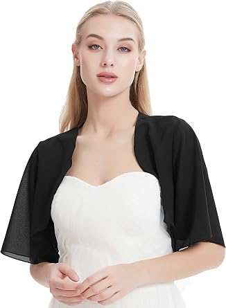 Chiffon Bolero for Evening Dresses 
