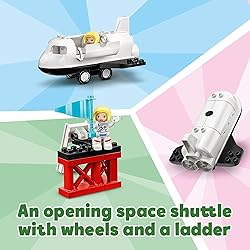 LEGO DUPLO Town Space Shuttle Mission Rocket Toy