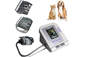 Veterinary Care Equipment, Digital Animal Blood Pressure Monitor Cuff, Dog/cat/Pets Animal Care,3 Mode 3 Cuffs Electronic Sph