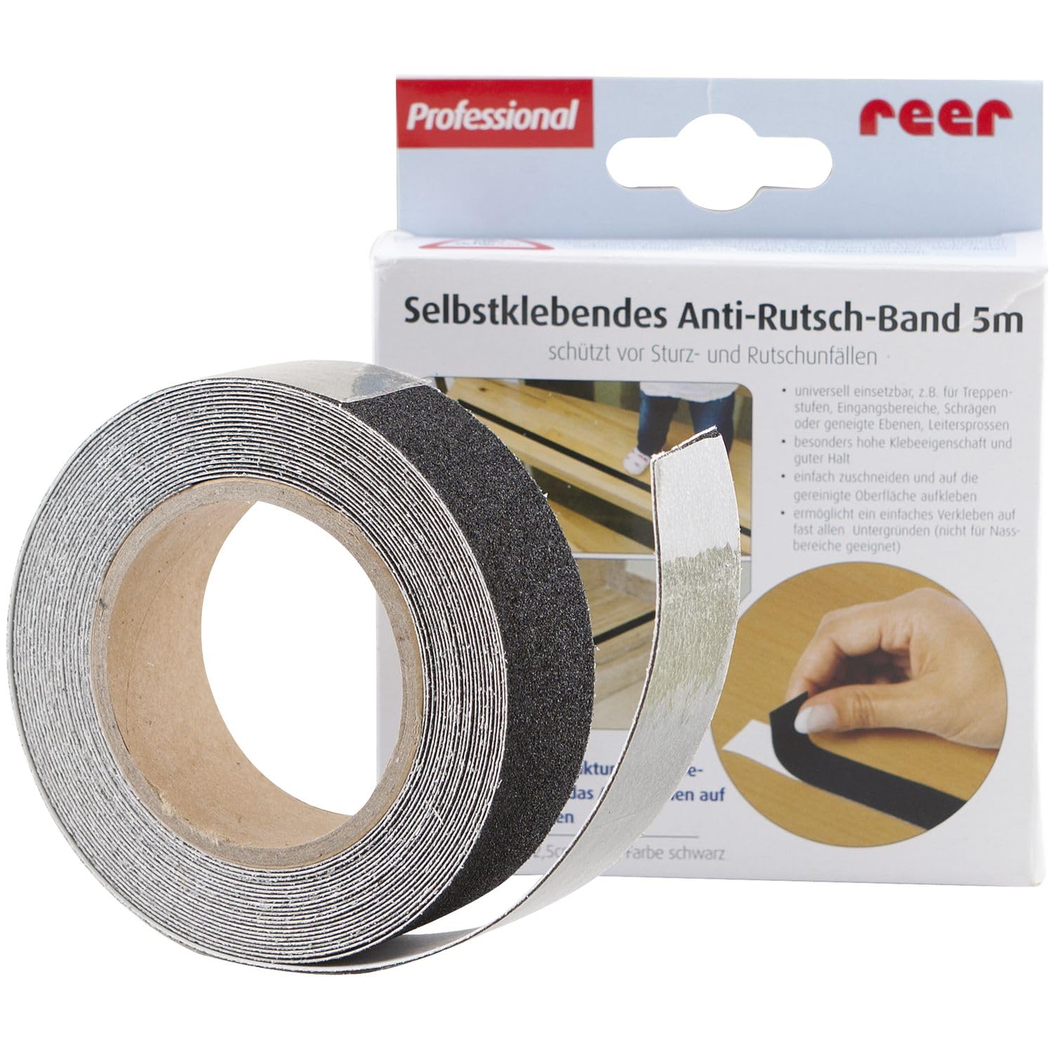 Reer 80135 Anti-Slip Tape, 2.5 cm x 5 m