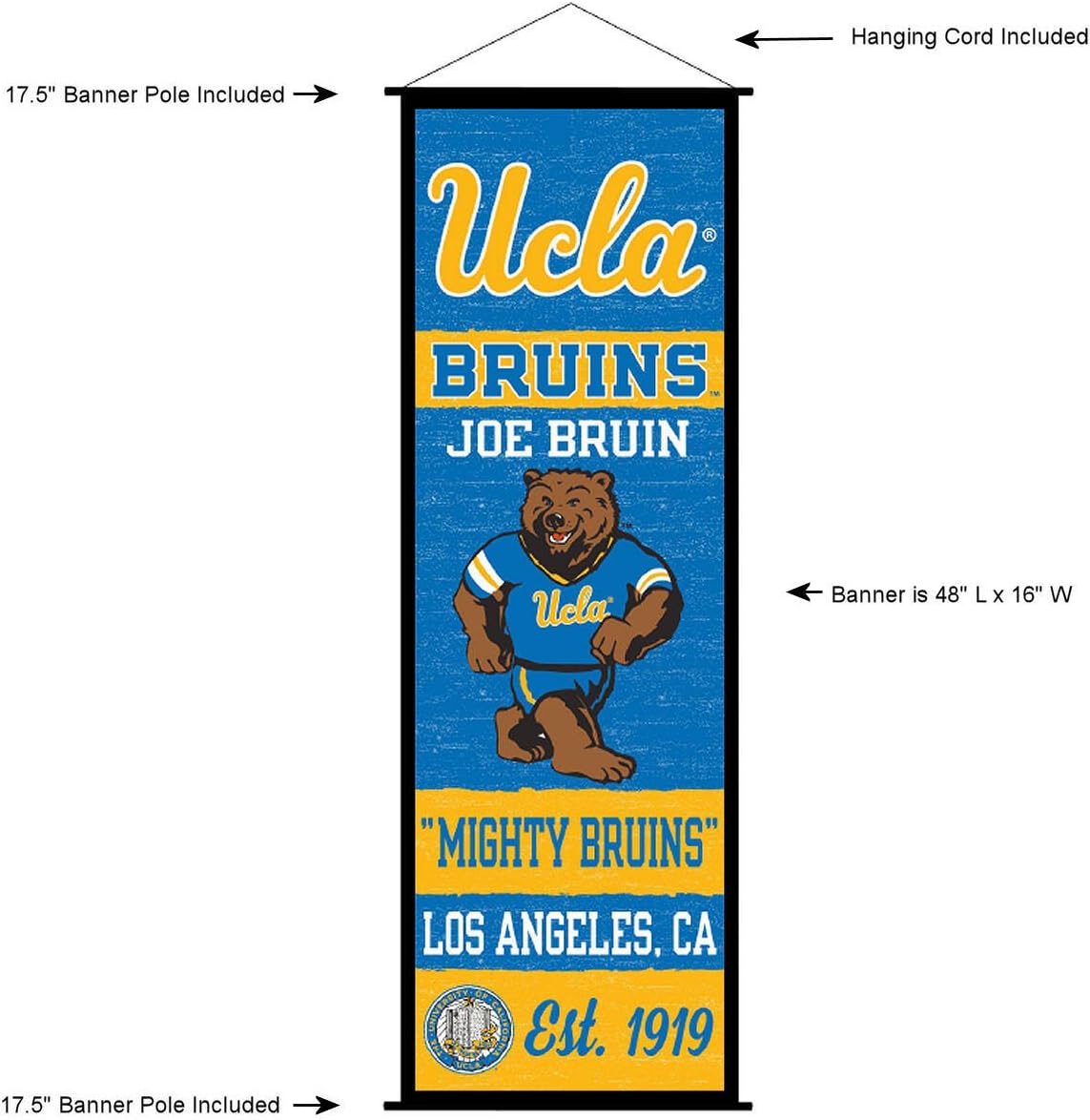 Amazon Com Ucla Bruins Banner And Scroll Sign Sports Outdoors