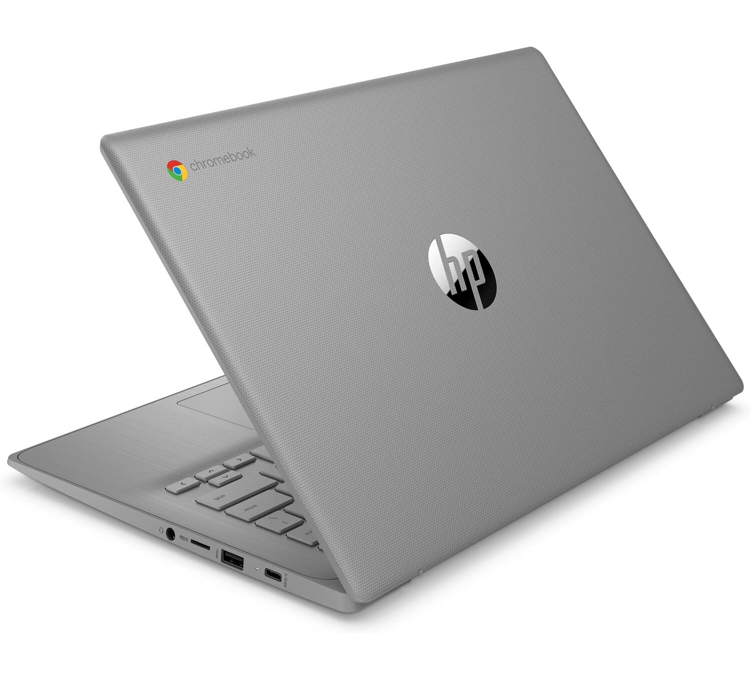 HP 14a-ne0013dx 14 Inch HD Chromebook Laptop Intel Celeron N4120 1.1GHz 4GB DDR4 RAM 64GB eMMC Intel UHD Graphics 600 Wi-Fi Bluetooth Webcam HDMI USB C Ports Chrome OS (Renewed)