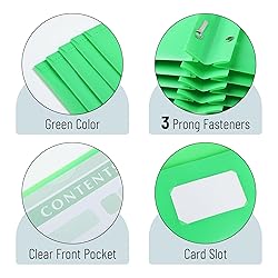 Mr. Pen- Plastic Folders with Pockets and