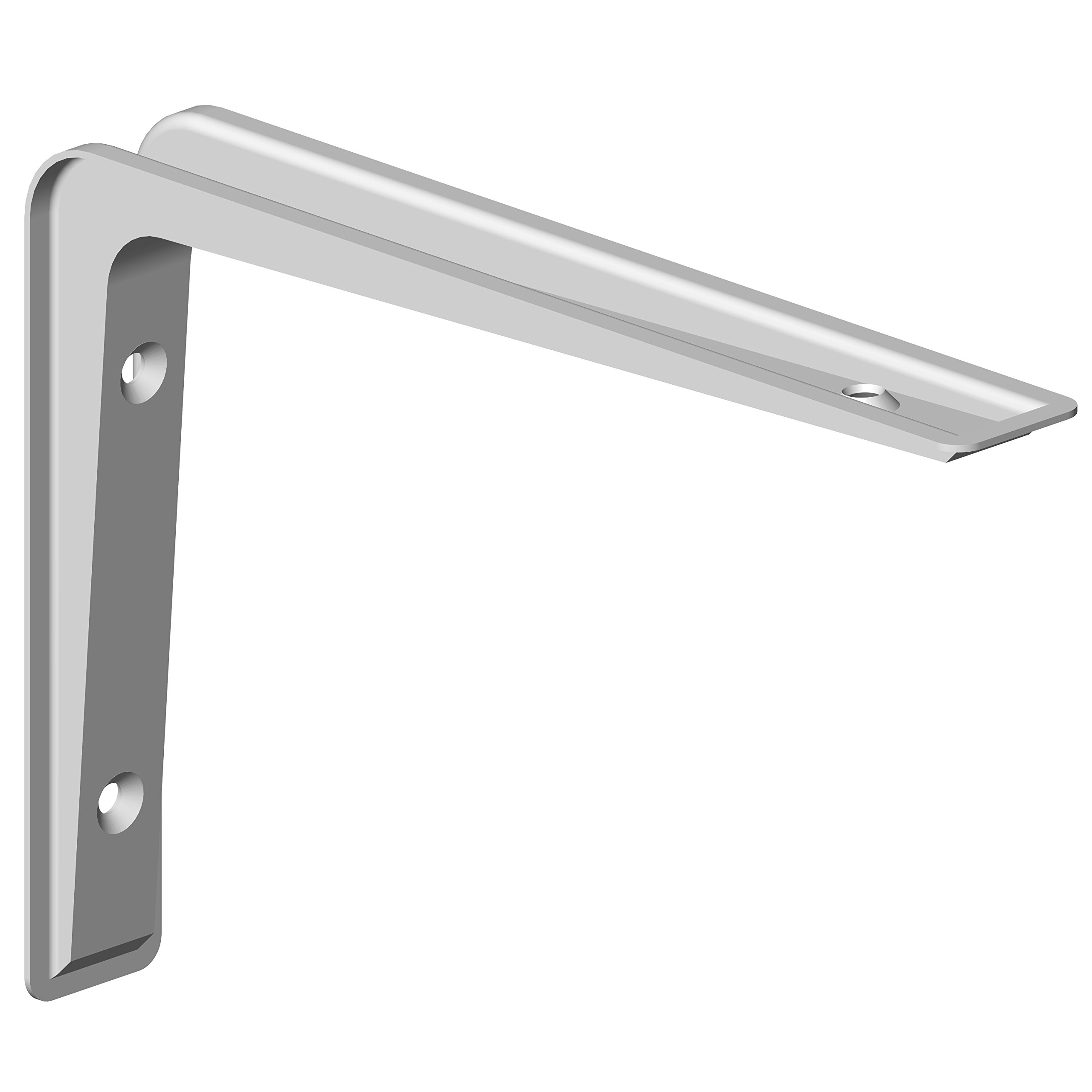 Element System 18133-00131 80 x 120 mm Alido Shelf Support Bracket - White (2-Piece)