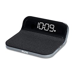 iHome Wireless Charger with Alarm Clock and USB