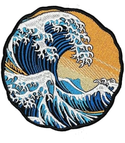 Amazon.com: Red & Black Yin Yang Iron Sew On Patch / Applique