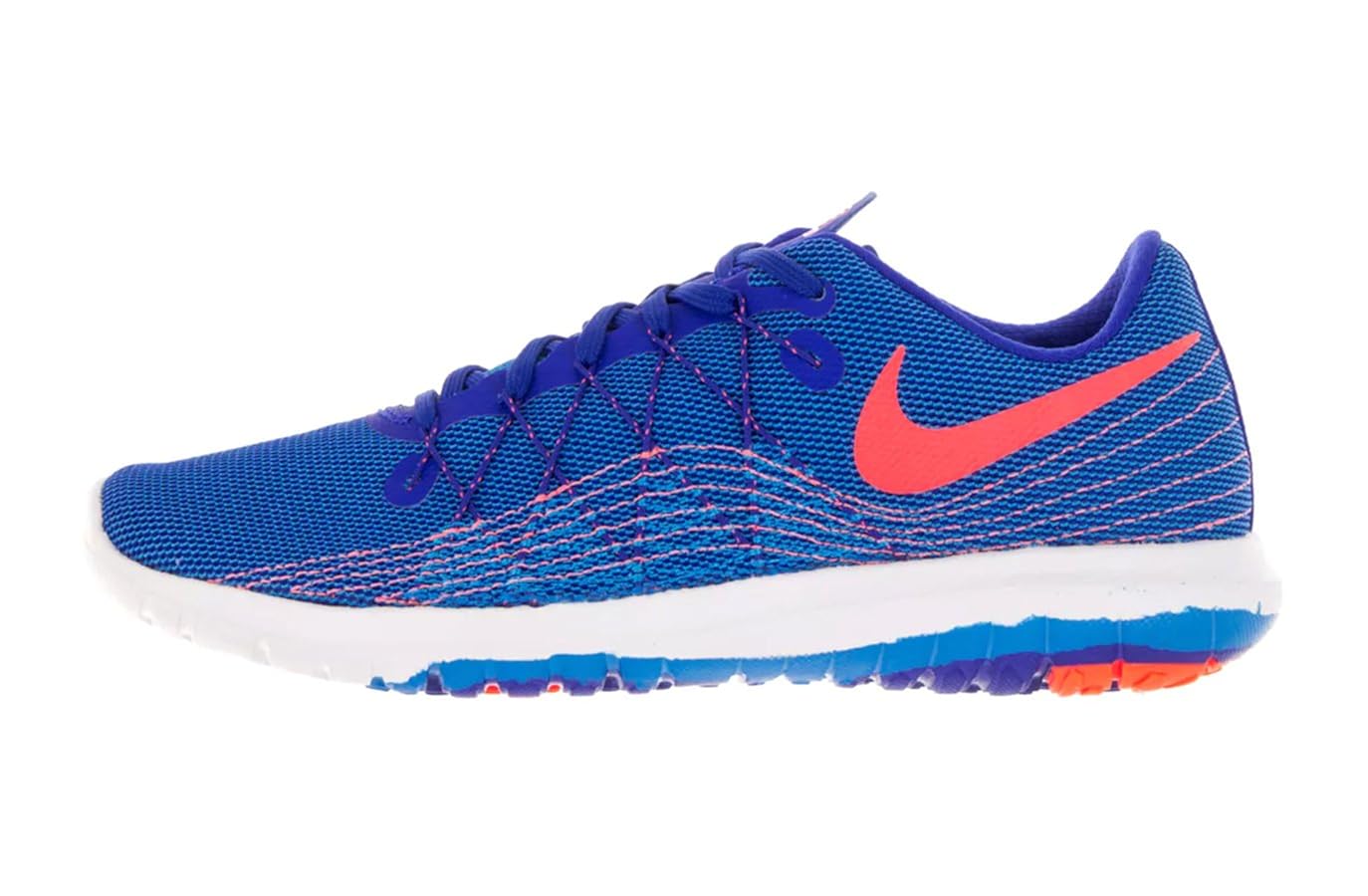 Buy Nike Flex Fury 2 Racer Blue Bright Mango Blue Glow White Women S Running Shoes At Amazon In