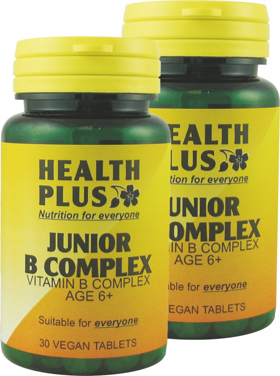 Health Plus Junior B Complex Children's Vitamin B Supplement - 2 x 30 Tablets (60 tablets)