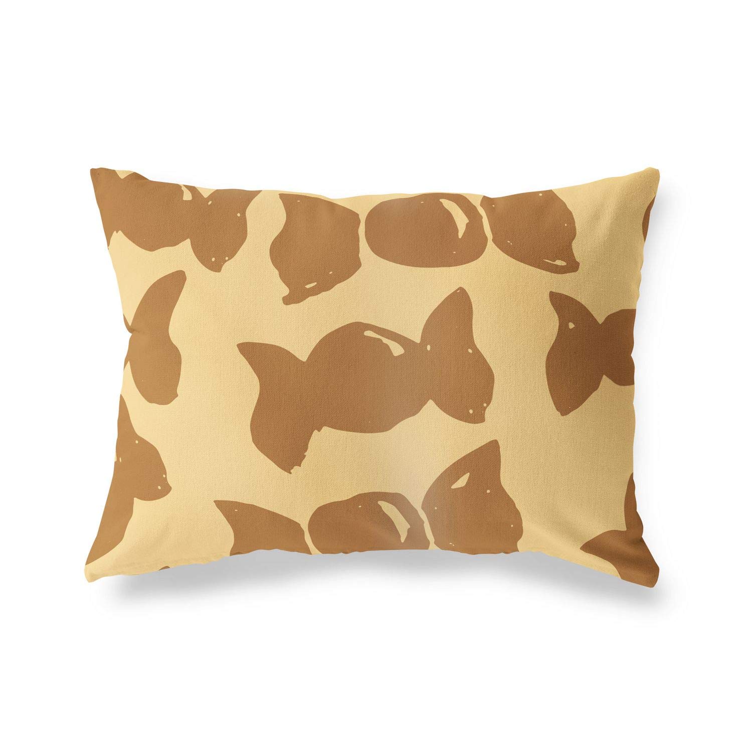 Bonamaison Decorative Cushion Cover Brown Tones, Throw Pillow Covers, Home Decorative Pillowcases for Livingroom, Sofa, Bedroom, Size:35x50 Cm - Designed and Manufactured in Turkey