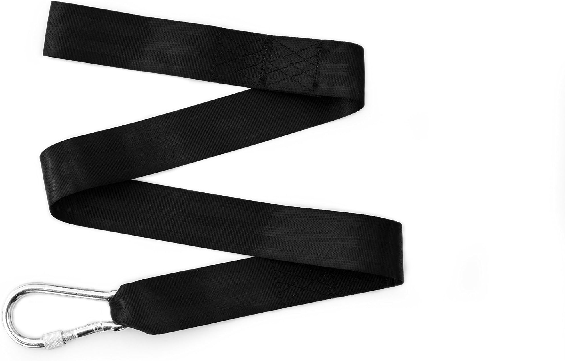 Tree Swing Straps Hanging Kit Holds 2000 lbs - 2 x 5ft Extra Long Outdoor Swing Strap & Snap Carabiner Hooks