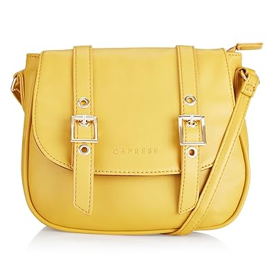 caprese mustard yellow handbag