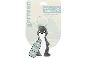 GRRREEN Cat Toys | Plush Toy Arctic Hare Cat Toys for Indoor Cats | Eco Friendly Toy Made from Non Toxic Materials