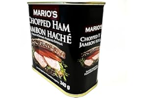 Marios Canned Meat - Premium Chopped Ham - 340g Can | Ready to Eat Canned Food, Quality Ham for Sandwiches, Salads, and Cooki