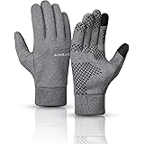 Lorpect Winter Gloves Men Women Touch Screen Glove Cold Weather Warm Gloves Workout Gloves Running Cycling Training