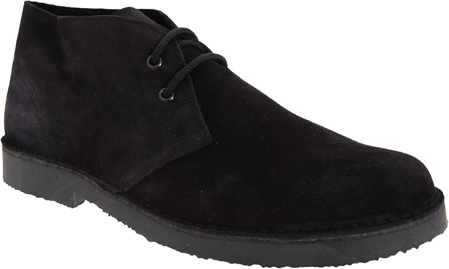 round toe desert boots