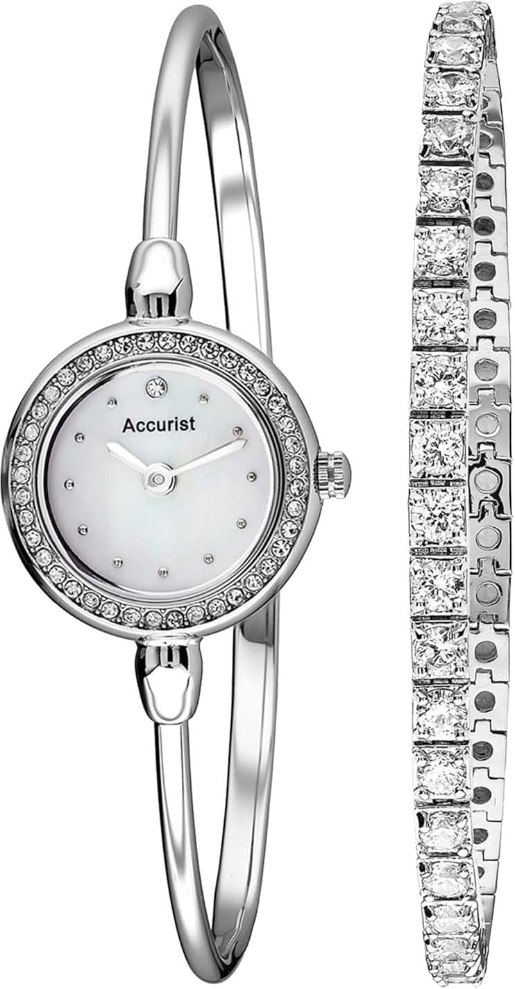 Accurist watch and bracelet set Clearance