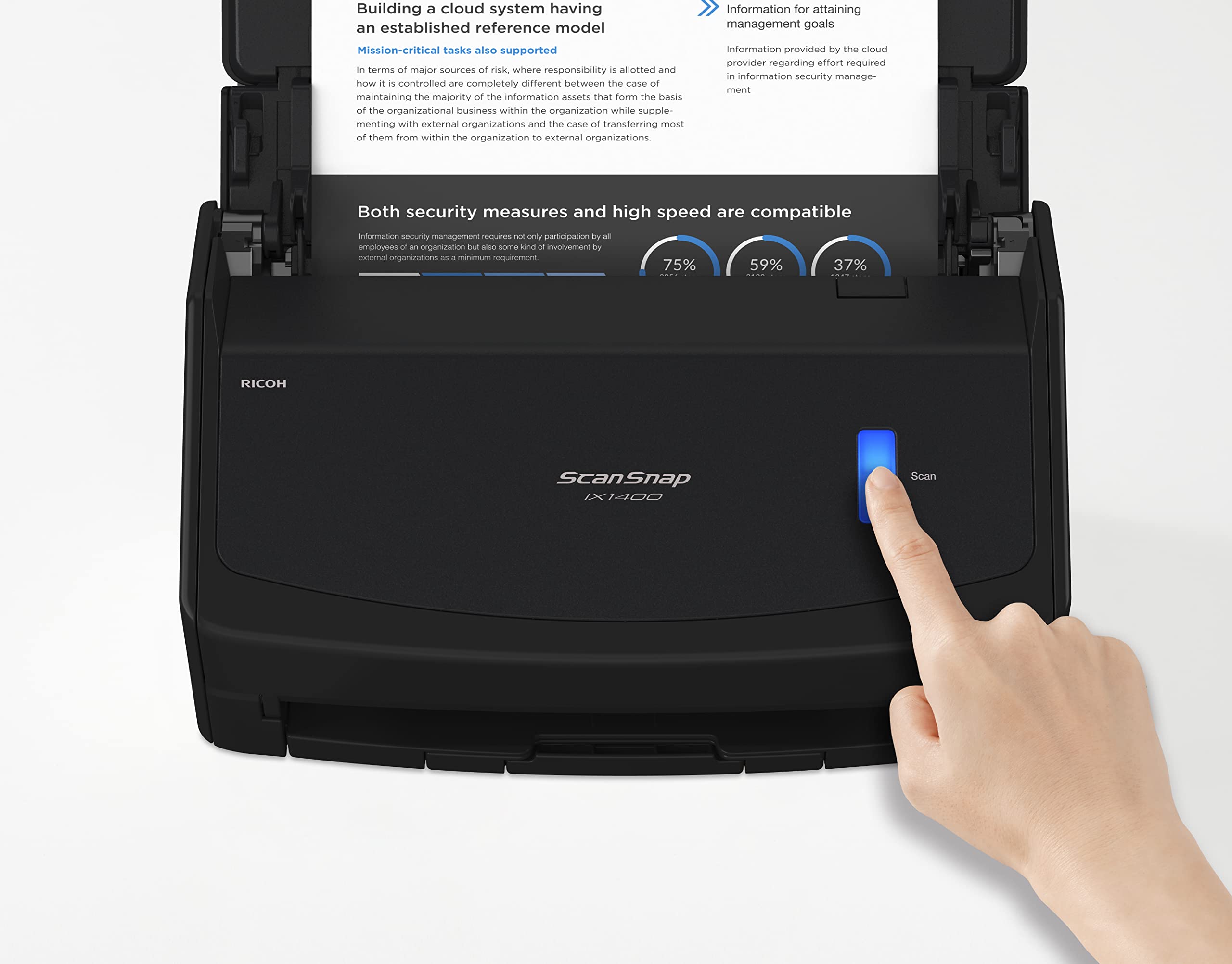 Mua ScanSnap iX1400 High-Speed Simple One-Touch Button Color Document