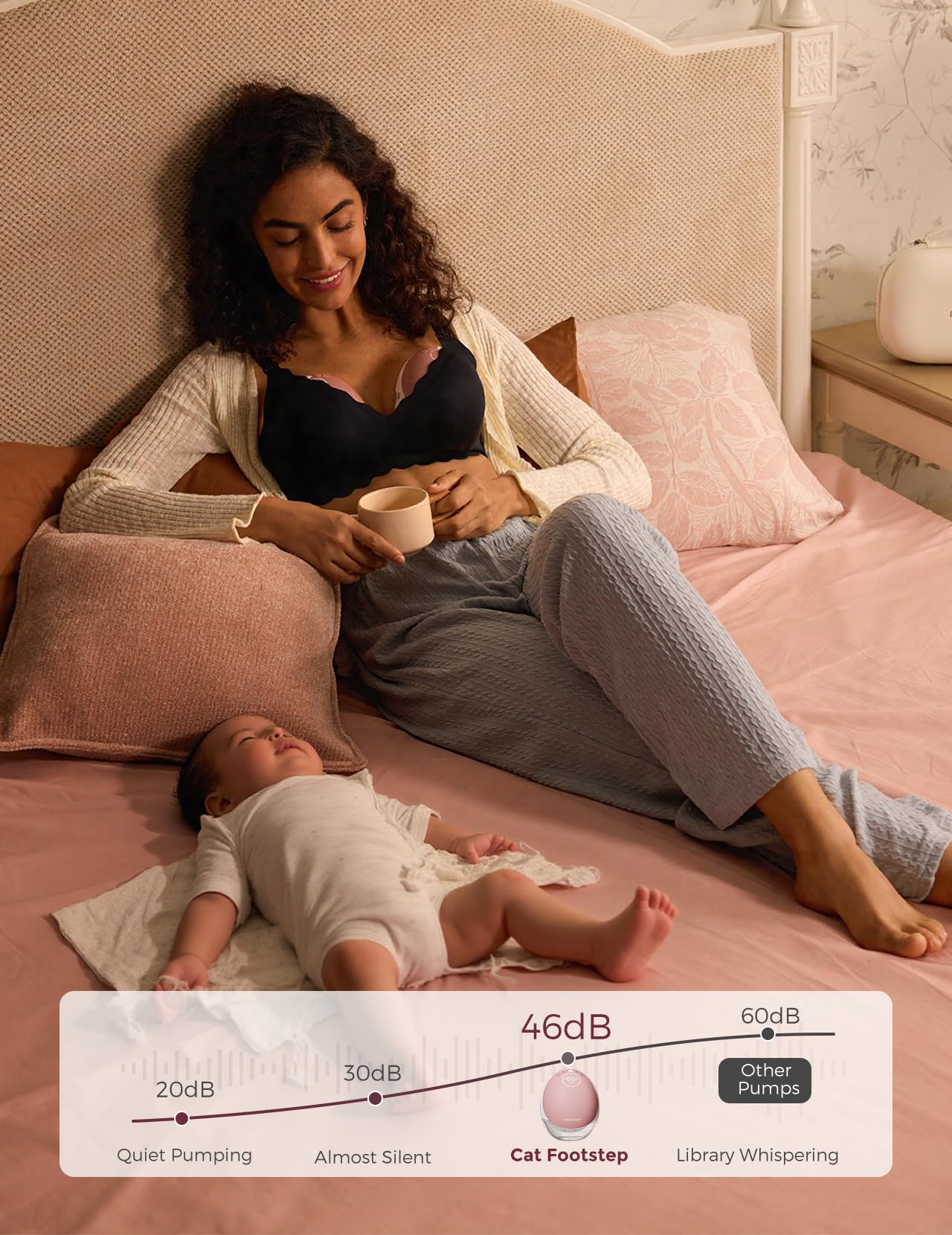 Momcozy Breast Pump Hands Free Upgraded Mobile Flow