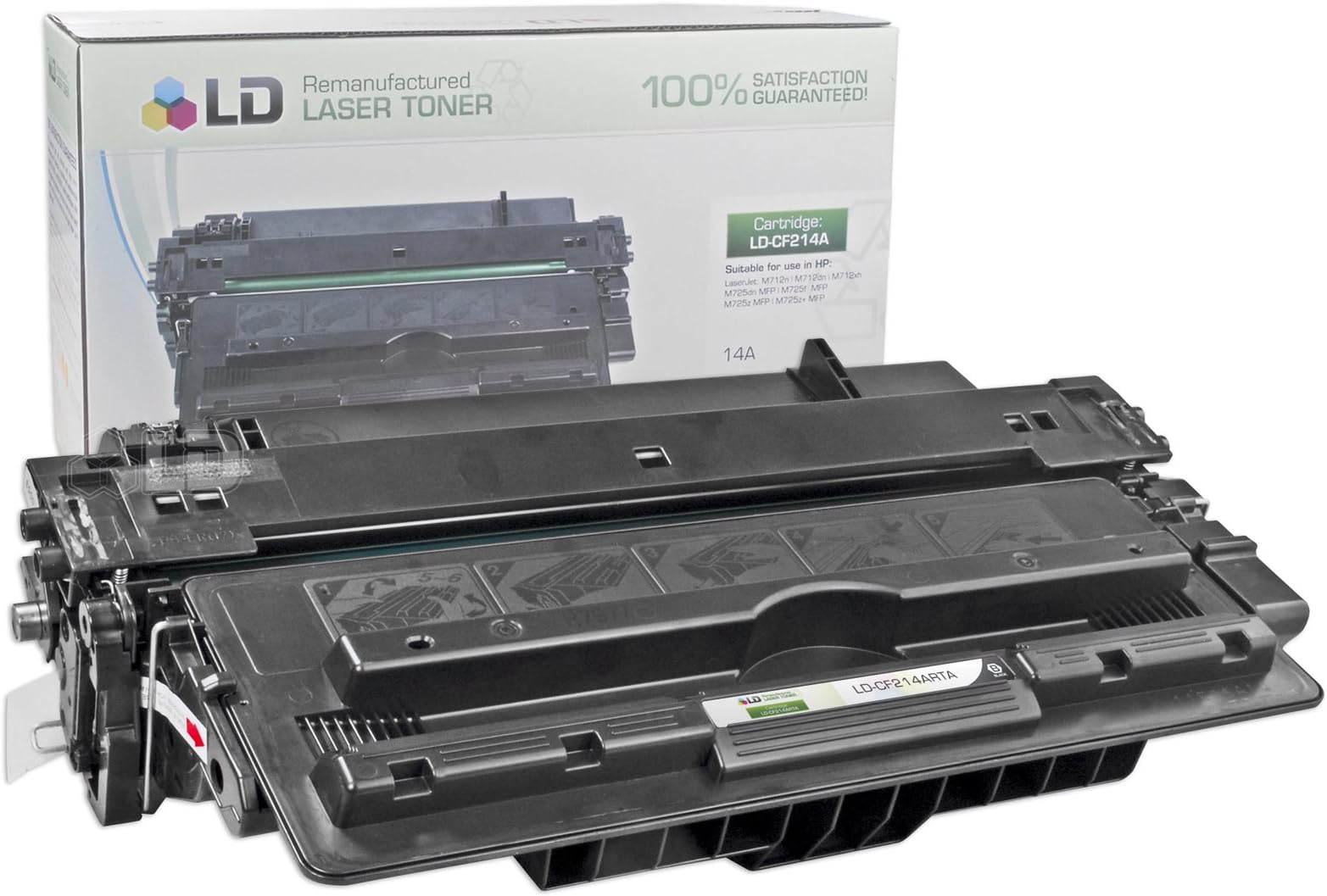 LD Remanufactured Toner Cartridge Replacement for HP 14A CF214A (Black)