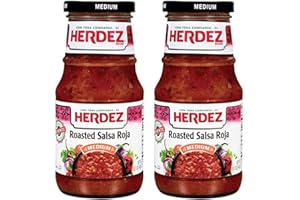 Herdez Roasted Salsa Roja (Medium) 15 oz (Pack of 2)