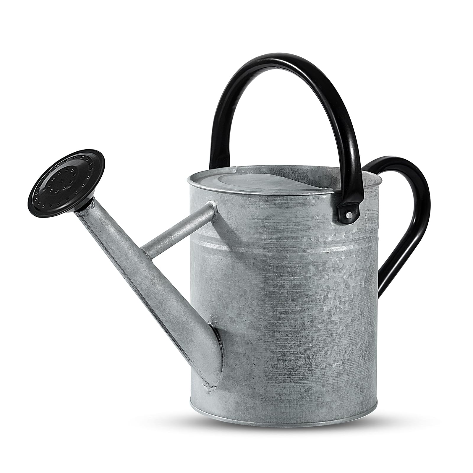 Photo 1 of 1 Gallon Watering Can for Plants, Watering Cans for Indoor&Outdoor Gardening, Galvanized Steel Watering Pot with Removable Spout, Metal Water Can with Ergonomic Movable Handle(Rustic Silver)