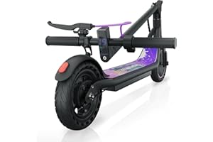Aovowheel Electric Scooter for Adults, Folding E Scooter with 350W/500W Motor 16-24 Mph Top Speed, Max 15-60 Miles Long Range, 6.5''/8.5''/10''/14'' Solid Tires Commuting Scooters, Dual Brakes, APP