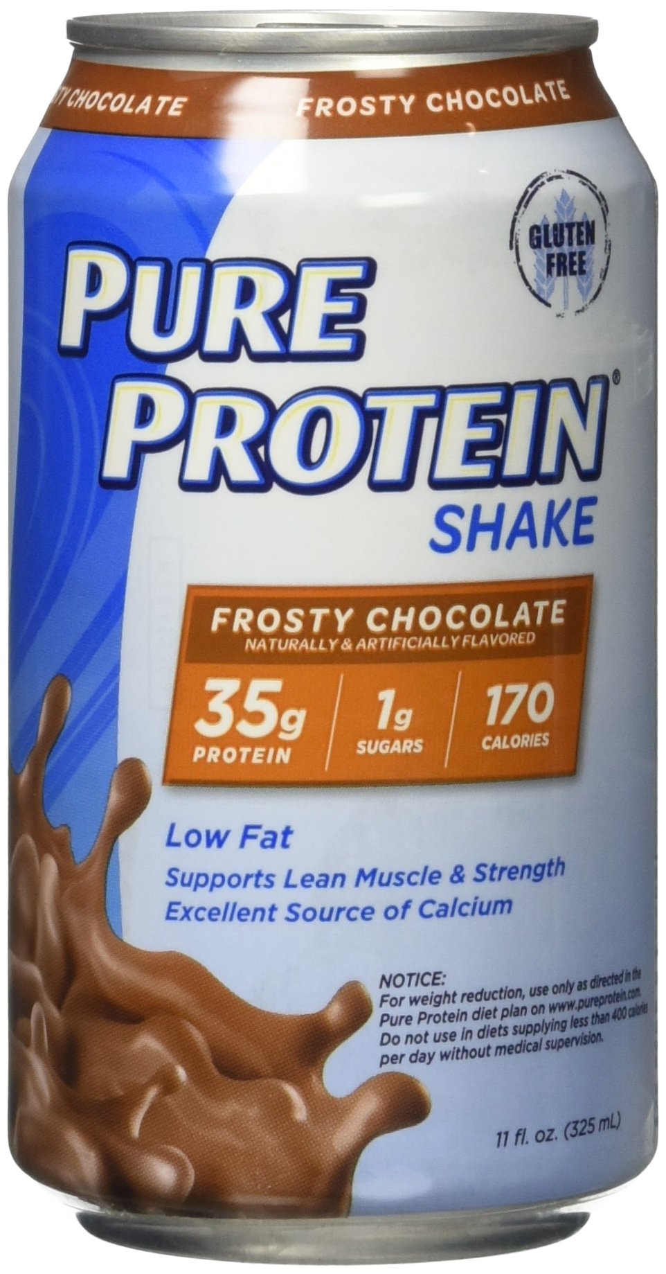 Pure Protein Shake Banana Cream Protein Shakes 35 Grams of