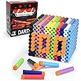 EKIND 100 Pcs Waffles Darts Refill Pack Foam Bullet Compatible for NERF N-Strike Series Blaster (Mix Color)