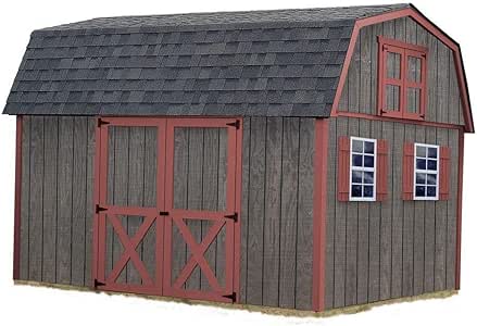 Amazon.com: Best Barns Meadowbrook 10 ft. x 12 ft. Wood Storage Shed
