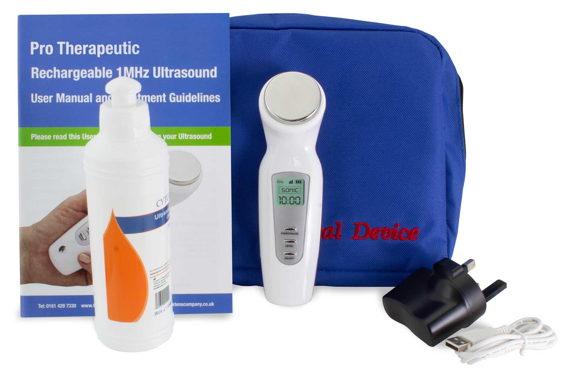 1MHz Rechargeable Home ultrasonic Machine Therapeutic Portable ultrasonic by TP-TENS