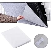 12pcs Range Hood Oil Absorbing Paper, Range Hood Filter Paper Non-woven Extractor Fan Filters Kitchen Grease and Odor Filtering Grease Filters High Temperature Oil Filter 16.93 * 17.72 inch