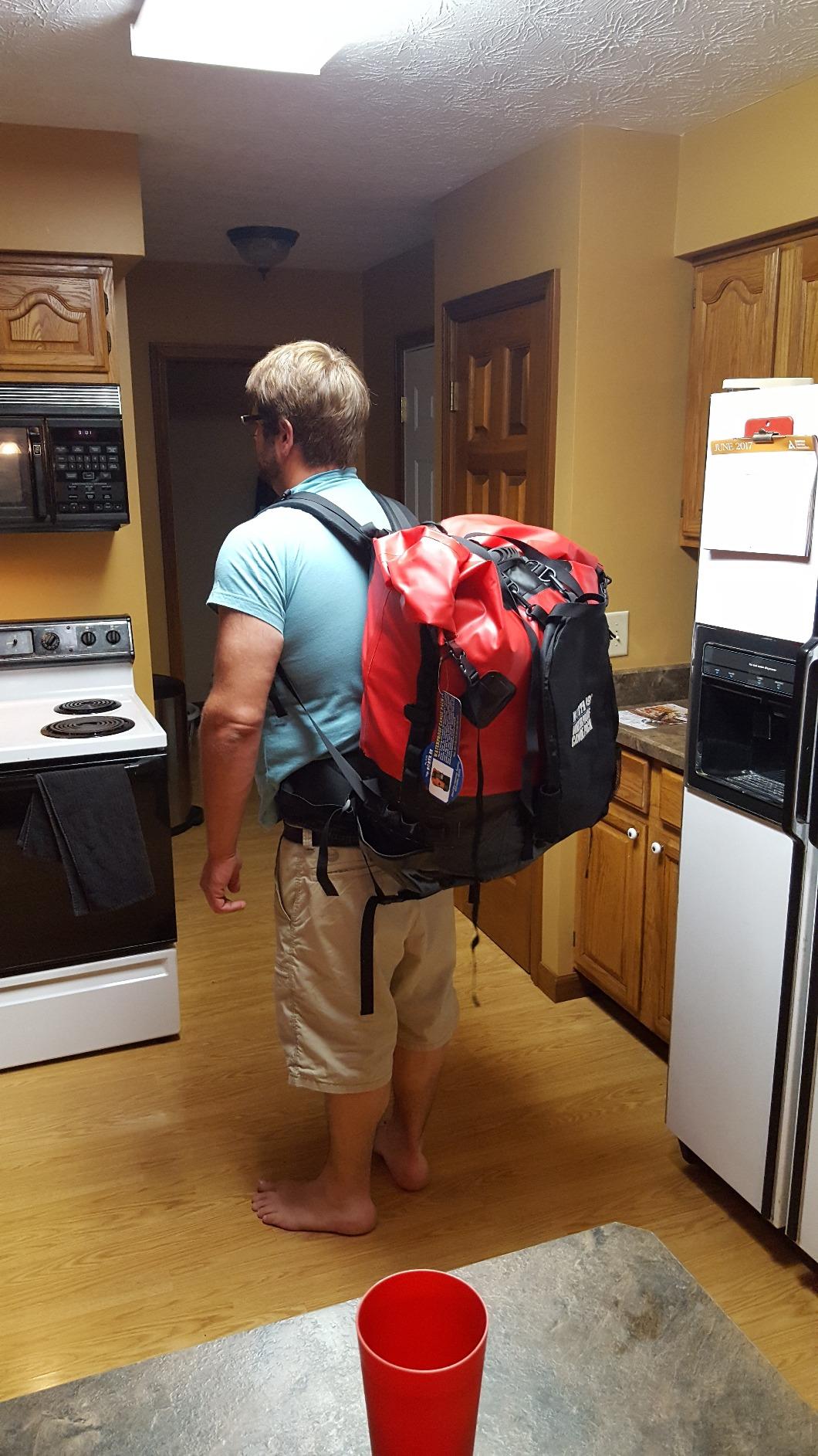 23/mo Finance North49 Waterproof Canoe Pack 120L Fully Loaded