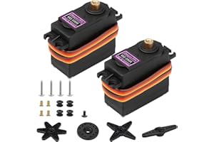 BEFFKKIP Deegoo-FPV [2-Pack] MG996R 55g Metal Gear Torque Digital Servo Motor for Futaba JR RC Helicopter Car Boat Robot