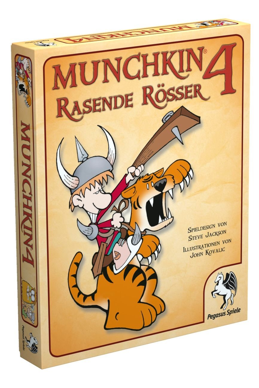 Pegasus Spiele 17214G – Munchkin 4: rasende Rösser