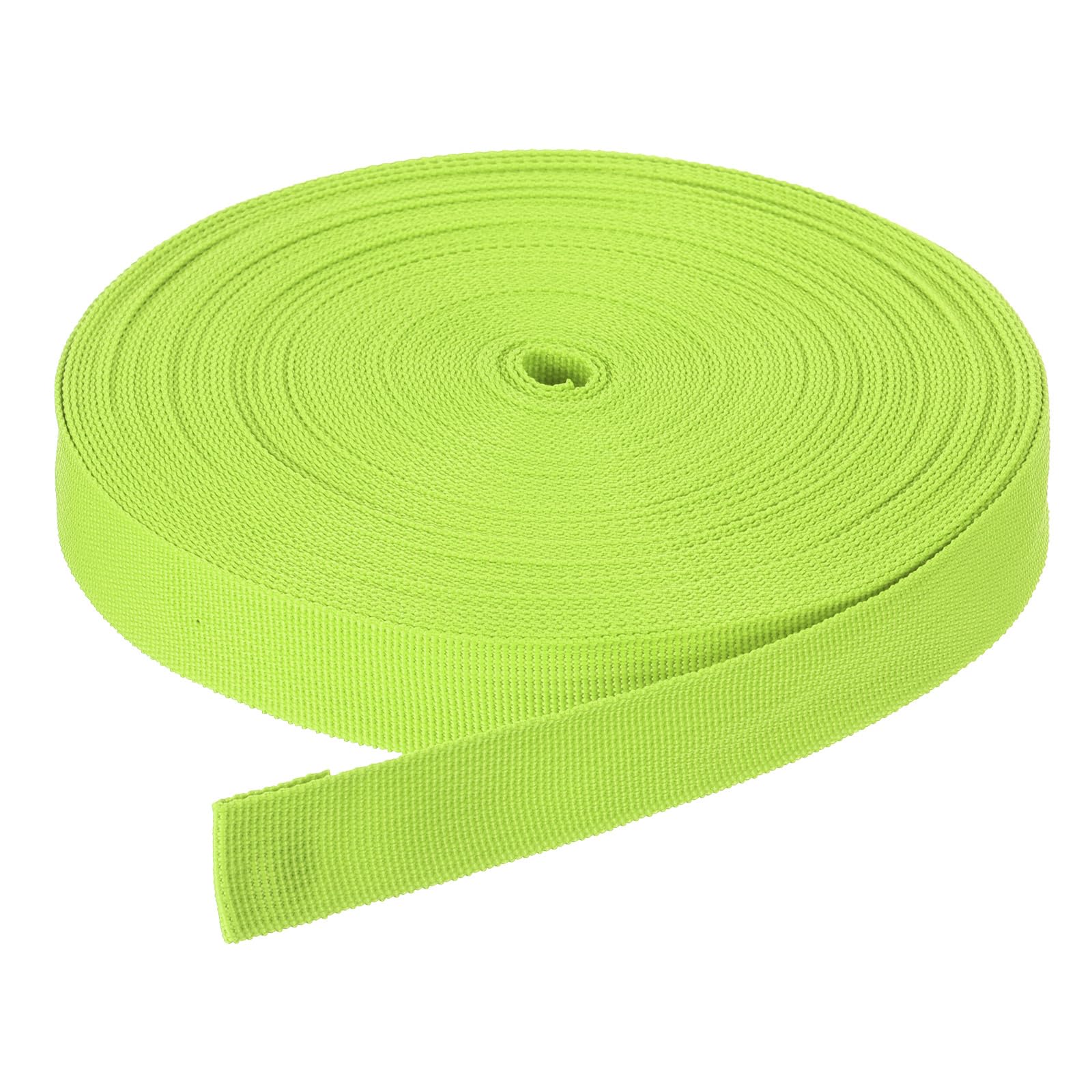 DMiotech 50 Yard x 1 Inch Width Nylon Webbing Strap Poly Flat Webbing Strapping for DIY Craft Backpack Strapping, Sewing, Outdoor Gear Repair, Grass Green