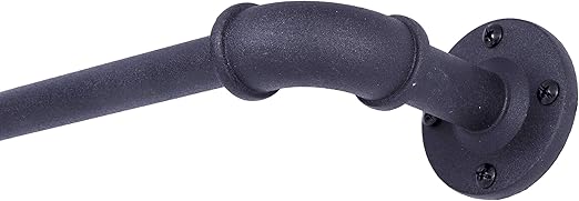 Amazon Com Sun Zero Bronn Wrap Around Window Curtain Rod 66 120