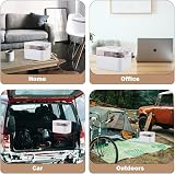 Accmuzzy Lockable Medicine Storage Box, 2-Layer Organizer for Home & Office view 5