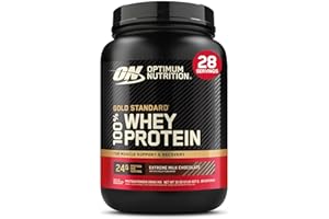 Optimum Nutrition Gold Standard 100% Whey Protein Powder, Extreme Milk Chocolate, 2 Pound (Pack of 1) (Packaging May Vary)