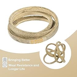 uxcell 3LK330 Cord Belt Grey, 3/8" x 33" Lawn and