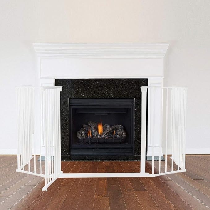 Safetots Extra Tall Multi Panel Fire Surround Fireguard All Widths