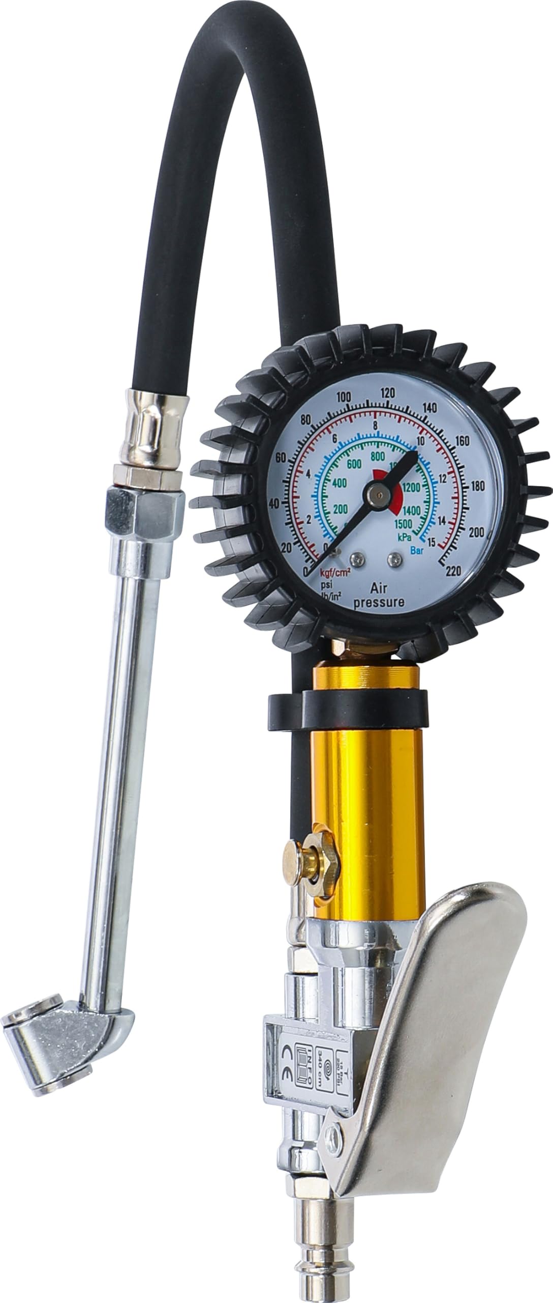 BGS Diy 55412 | Air Tire Inflator | 0 - 15 bar