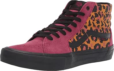 Amazon.com | Vans SK8-Hi Pro (Punk) Beet Red/Black Shoes Sneaker | Fashion  Sneakers