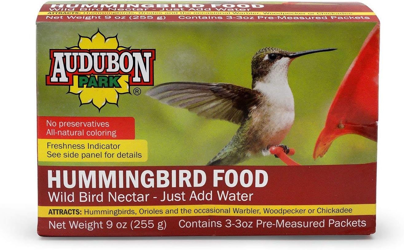 Audubon Park 1661 Hummingbird Food Nectar Powder, 2 Pack (Total 18 oz): Kitchen & Dining